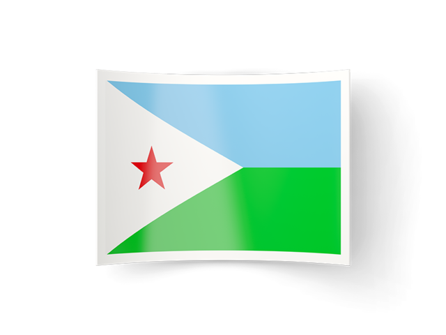 Bent icon. Download flag icon of Djibouti at PNG format