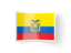 Эквадор. Изогнутая иконка. Скачать иконку.