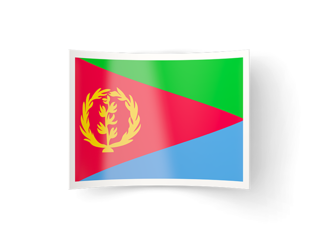 Bent icon. Download flag icon of Eritrea at PNG format