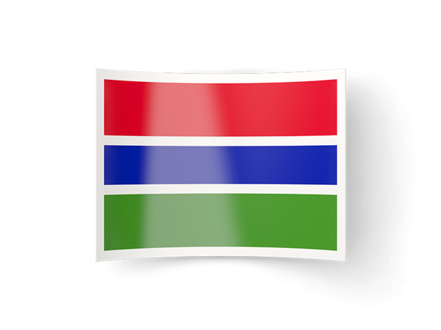 Bent icon. Download flag icon of Gambia at PNG format