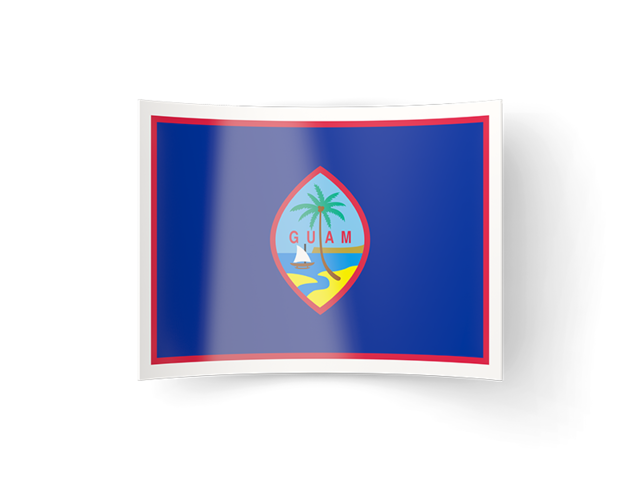 Bent icon. Download flag icon of Guam at PNG format