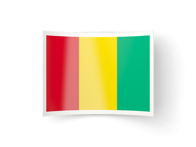 Bent icon. Download flag icon of Guinea at PNG format