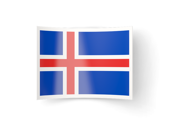 Bent icon. Download flag icon of Iceland at PNG format