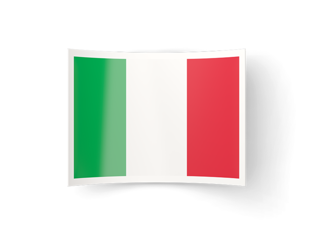 Bent icon. Download flag icon of Italy at PNG format