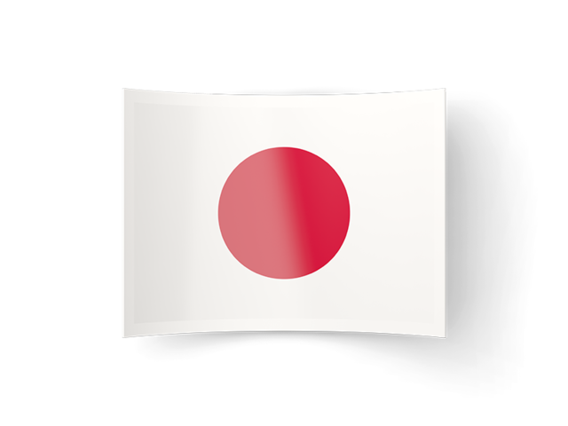 Bent icon. Download flag icon of Japan at PNG format