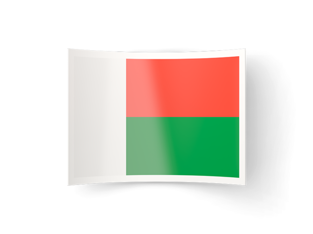 Bent icon. Download flag icon of Madagascar at PNG format