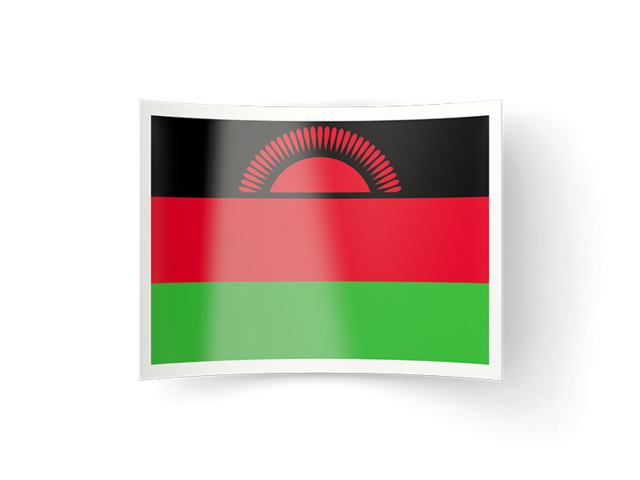 Bent icon. Download flag icon of Malawi at PNG format