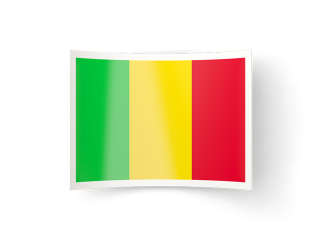 Bent icon. Download flag icon of Mali at PNG format