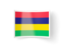 Mauritius. Bent icon. Download icon.