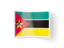 Mozambique. Bent icon. Download icon.