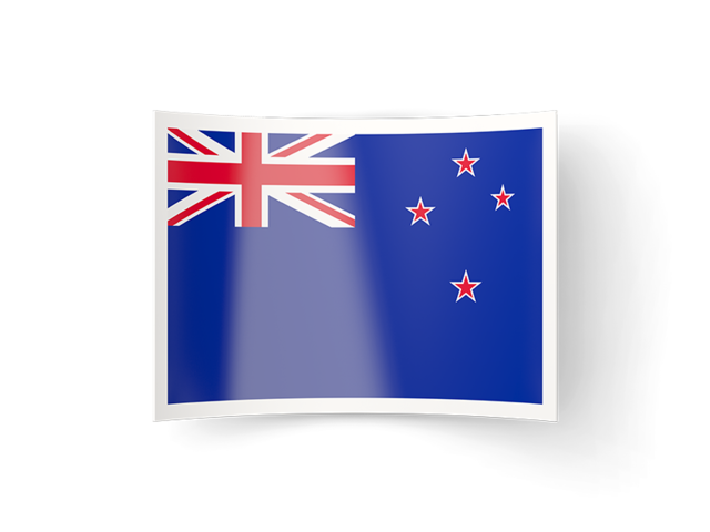 Bent icon. Download flag icon of New Zealand at PNG format