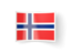Норвегия. Изогнутая иконка. Скачать иконку.