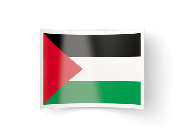 Изогнутая иконка. Скачать флаг. Палестинские территории
