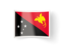 Папуа — Новая Гвинея. Изогнутая иконка. Скачать иконку.