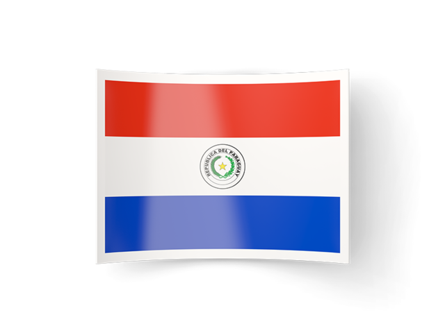 Bent icon. Download flag icon of Paraguay at PNG format