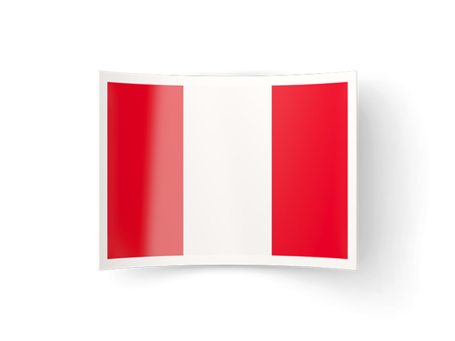 Bent icon. Download flag icon of Peru at PNG format