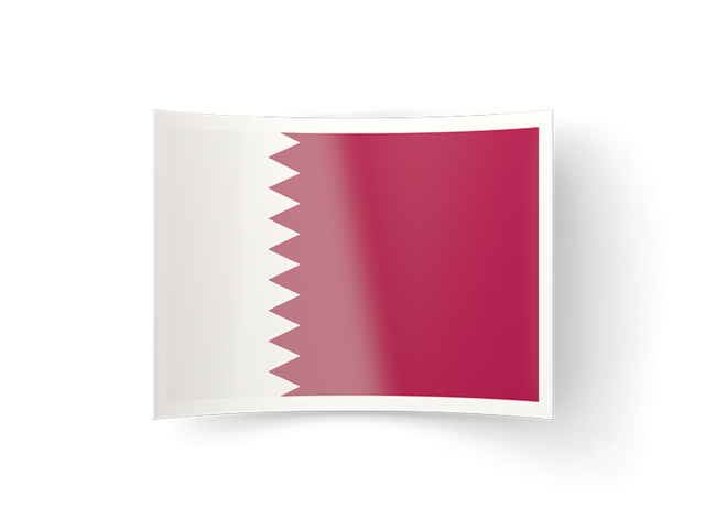 Bent icon. Download flag icon of Qatar at PNG format