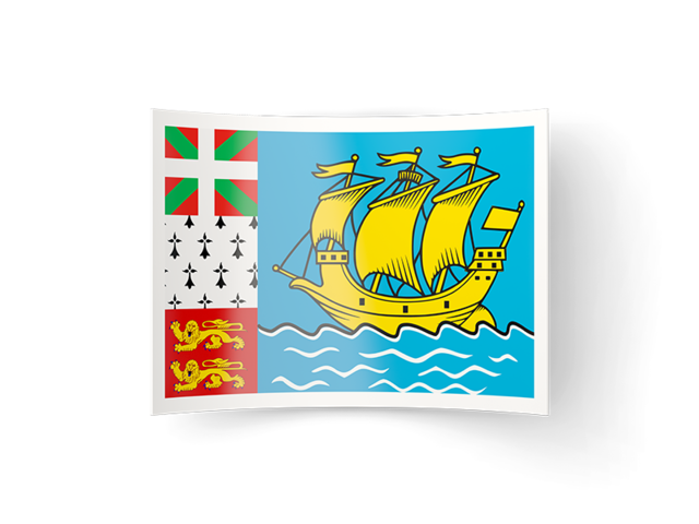 Bent icon. Download flag icon of Saint Pierre and Miquelon at PNG format
