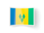 Saint Vincent and the Grenadines. Bent icon. Download icon.