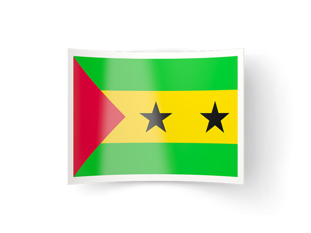 Bent icon. Download flag icon of Sao Tome and Principe at PNG format