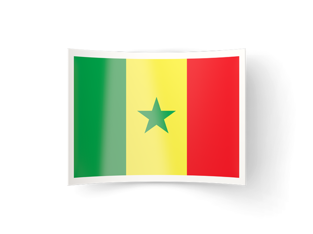 Bent icon. Download flag icon of Senegal at PNG format