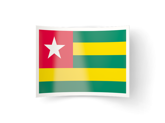 Bent icon. Download flag icon of Togo at PNG format
