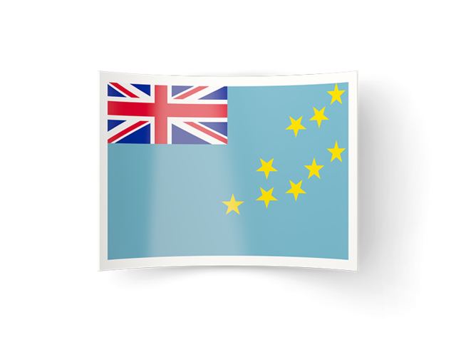 Bent icon. Download flag icon of Tuvalu at PNG format