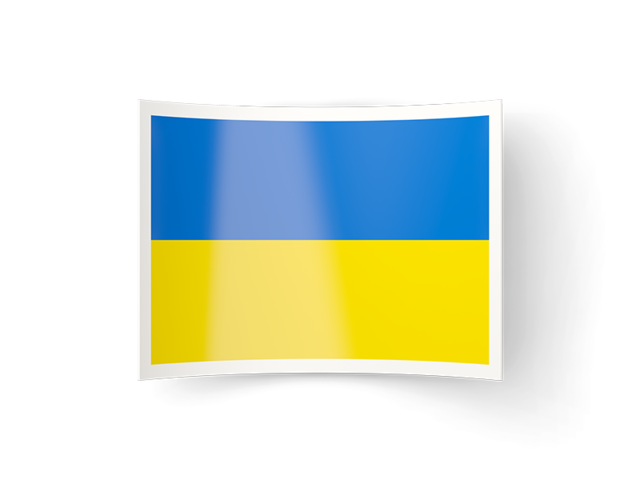 Bent icon. Download flag icon of Ukraine at PNG format