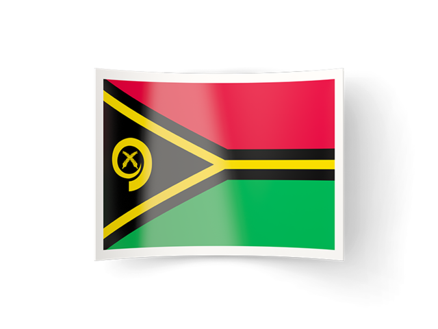 Bent icon. Download flag icon of Vanuatu at PNG format