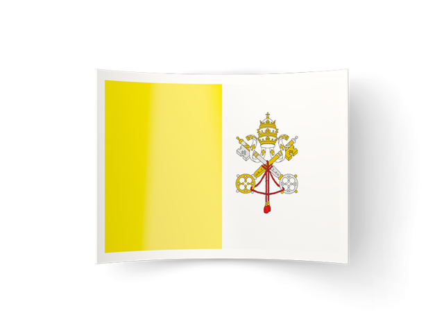 Bent icon. Download flag icon of Vatican City at PNG format