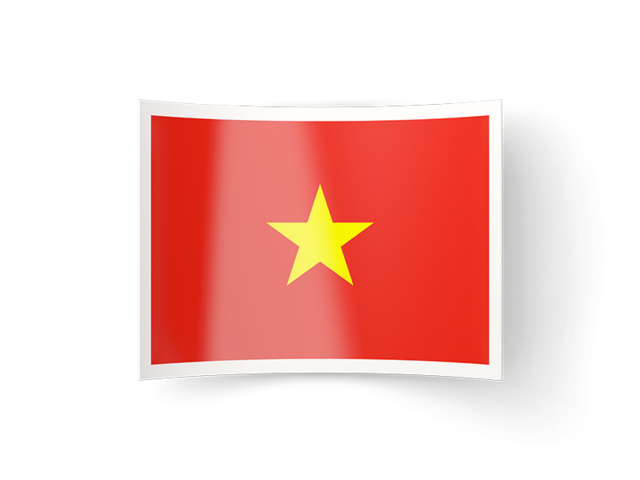 Bent icon. Download flag icon of Vietnam at PNG format