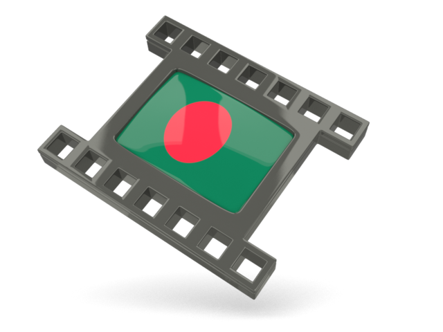 Black movie icon. Download flag icon of Bangladesh at PNG format