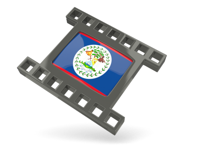 Black movie icon. Download flag icon of Belize at PNG format