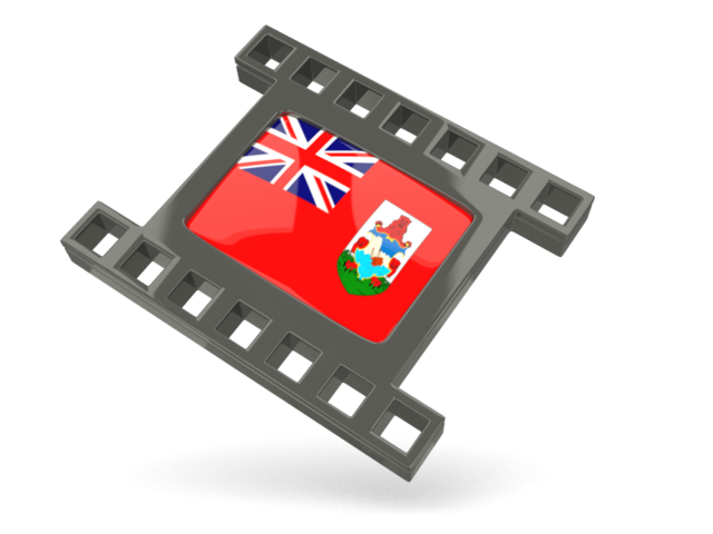 Black movie icon. Download flag icon of Bermuda at PNG format