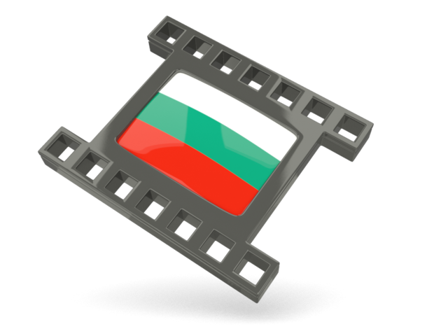 Black movie icon. Download flag icon of Bulgaria at PNG format