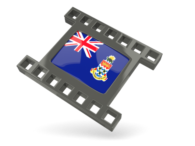 Black movie icon. Download flag icon of Cayman Islands at PNG format