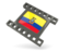 Ecuador. Black movie icon. Download icon.