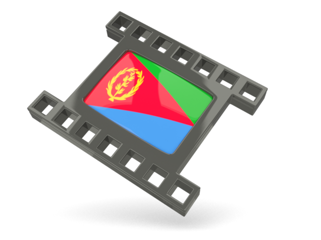 Black movie icon. Download flag icon of Eritrea at PNG format