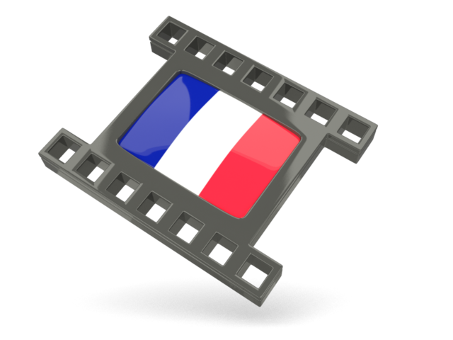 Black movie icon. Download flag icon of France at PNG format