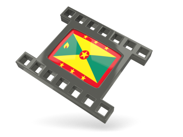 Black movie icon. Download flag icon of Grenada at PNG format