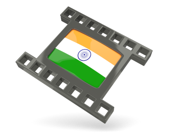 Black movie icon. Download flag icon of India at PNG format