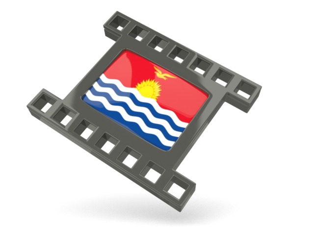 Black movie icon. Download flag icon of Kiribati at PNG format