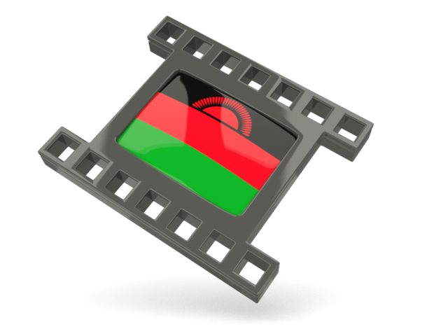 Black movie icon. Download flag icon of Malawi at PNG format