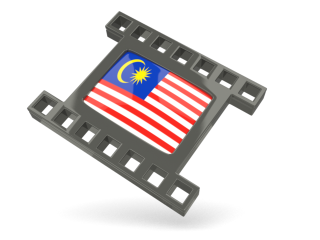 Black movie icon. Download flag icon of Malaysia at PNG format