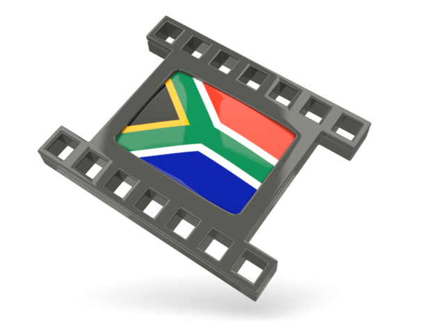 Black movie icon. Download flag icon of South Africa at PNG format