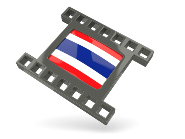 Black movie icon. Download flag icon of Thailand at PNG format