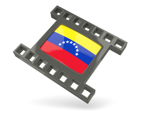 Black movie icon. Download flag icon of Venezuela at PNG format