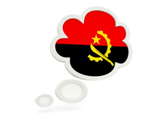 Bubble icon. Download flag icon of Angola at PNG format