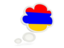 Armenia. Bubble icon. Download icon.