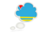 Aruba. Bubble icon. Download icon.